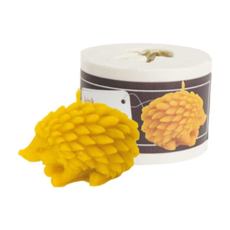 Molde de silicona para vela con erizo Molde de silicona para vela con erizo