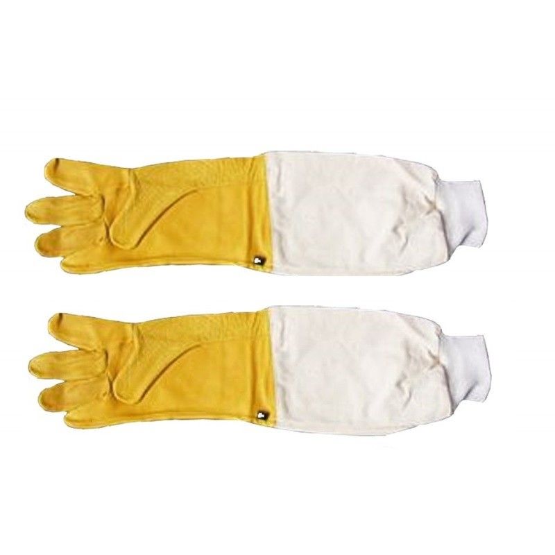 Gants professionnels en cuir long pour l'apiculture Gants professionnels en cuir long pour l'apiculture