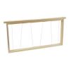 Canvas langstroth for nest and honey super with wire