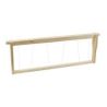 Langstroth frame for 1/2 honey super with wire