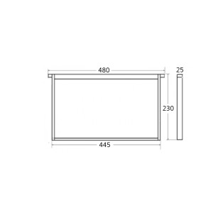 Canvas langstroth for nest and honey super with wire