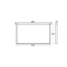Canvas langstroth for nest and honey super with wire