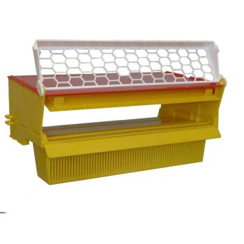 Plastic POLLEN TRAP for hive D.B. STANDARD and CUBE 10 HONEYCOMBS (trapezoidal passage hole)