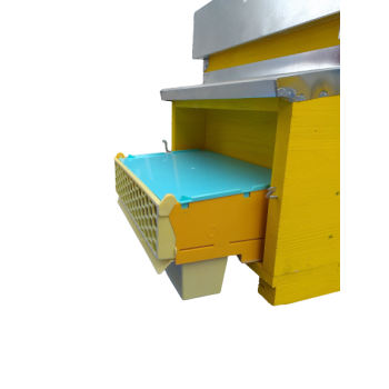 Trappe à pollen en plastique pour ruche standard d.b. et cube 10 cadres (trou de passage trapézoïdal)