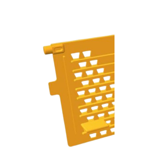 Plastic pollen catcher trap for standard d.b. beehive and 10-frame cube (trapezoidal passage hole)