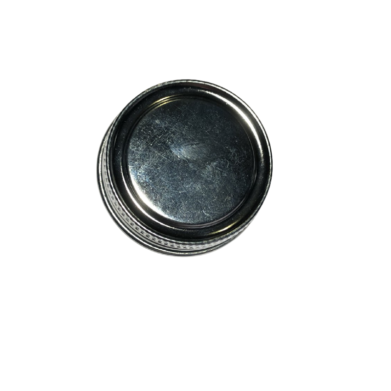 Schraubdeckel aus Blech für Vakuum-Tropffutterautomat