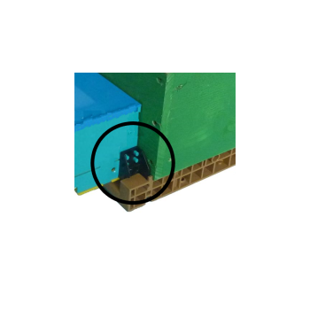 Adaptador de plástico para colector de polen (paquete de 2)