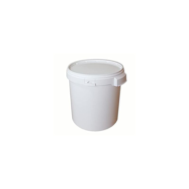 Secchiello rotondo conico in plastica per alimenti - 32 l - 40 kg miele Secchiello rotondo conico in plastica per alimenti - 32 l - 40 kg miele