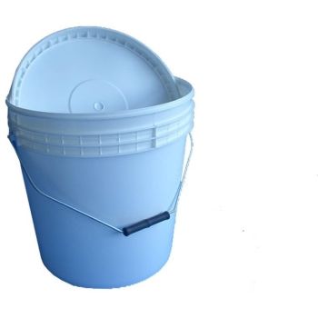 ROUND CONICAL PLASTIC TIN BUCKET For FOOD - 25 Kg HONEY