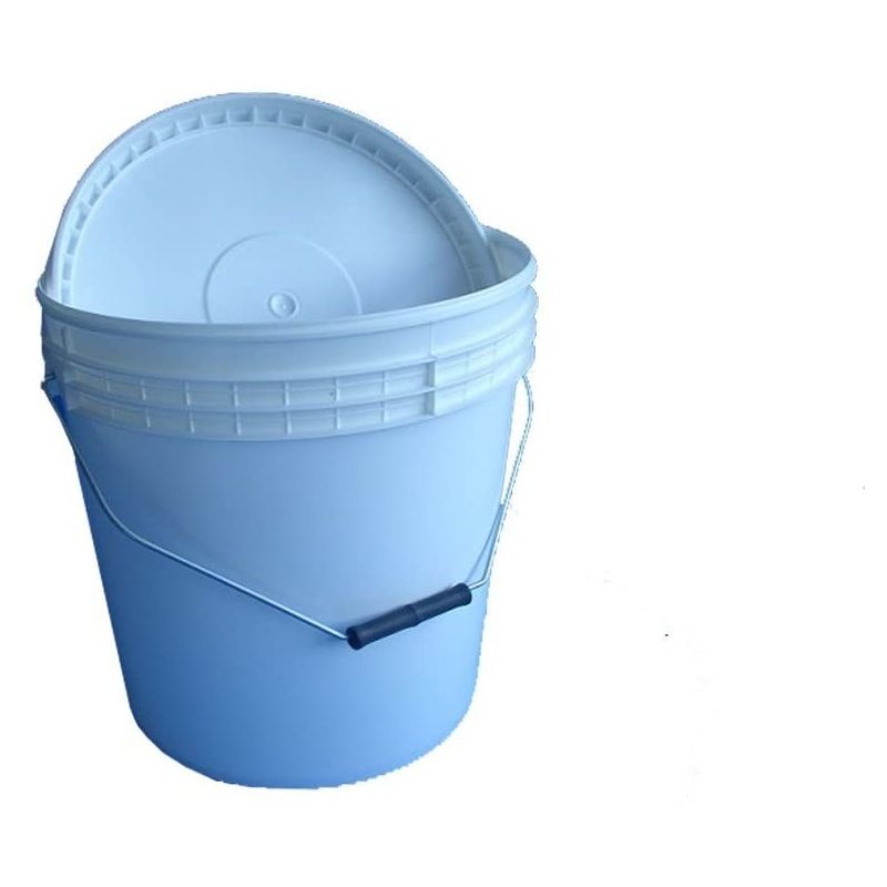 ROUND CONICAL PLASTIC TIN BUCKET For FOOD - 25 Kg HONEY