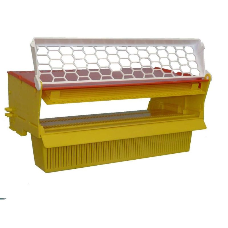 Trappola raccogli polline in plastica per arnia d.b. standard e cubo 10 favi (foro di passaggio rotondo) Trappola raccogli polline in plastica per arnia d.b. standard e cubo 10 favi (foro di passaggio rotondo)