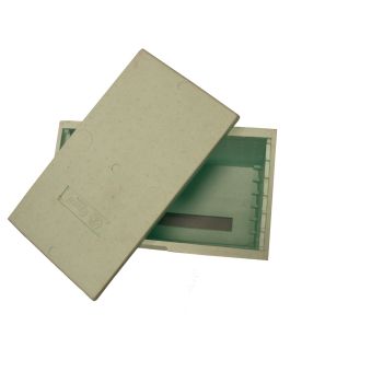 Beehives langstroth 6 honeycombs in polystyrene green