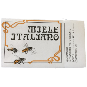 Self-adhesive label "italian honey" - 50 pieces conf.