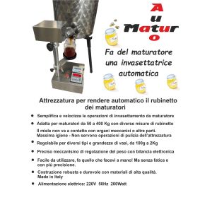 Automatic dosing input machine for honey "automatur"