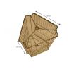 Tangential manual langstroth extractor for 3 honeycombs -table-top