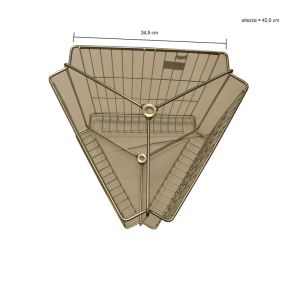 Manuelle Tangential-Honigschleuder D.B. für 3 Brutraum- oder 6 Honigraumwaben