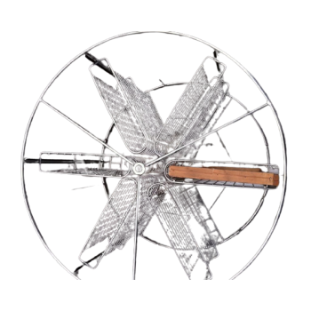 Langstroth edelstahl-honigschleuder mit reversiblem motor für 6 rahmen