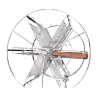 Stainless langstroth reversible motor extractor for 6 frames