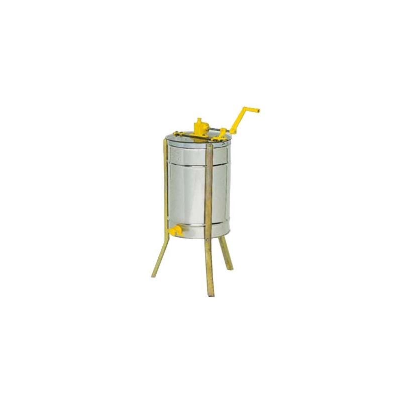 Tangential manual extractor d.b for 4 honey super frames or 2 nest frames-with stainless steel basket ø 370 mm (with legs)