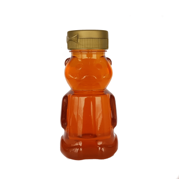 Flacone squeezer orsetto bear  per miele in pet alimentare (180 ml) bronzo