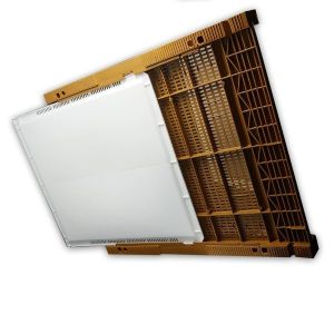 Mobiler Varroa-Boden aus Kunststoff Nicot (10-Waben-Dadant-Blatt-Beute)
