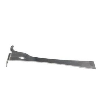 Hive tool with spur for beekeeping, stainless steel