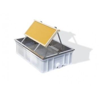 Table de désoperculation de bureau, réservoir en plastique alimentaire 600x400x180 mm