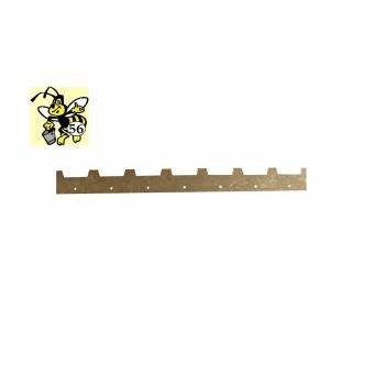 Standard galvanized sheet metal spacer for 8-frame d.b. beehives of 7-8 notches - 25 mm