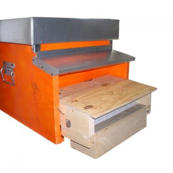 Hölzerne pollenfalle für bienenbeute b. standard 10 rahmen