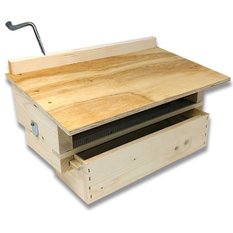 WOODEN POLLEN TRAP for DADANT B. STANDARD hive 10 honeycombs