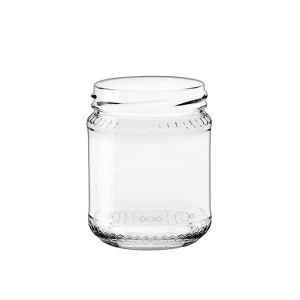Queen glass jar for honey 250 g - 212 ml - with twist-off cap t63