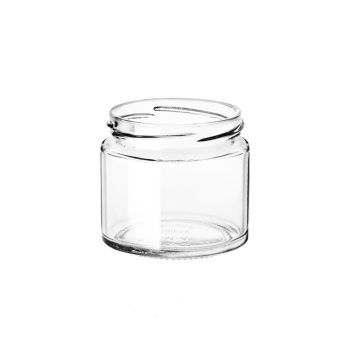 SIMPLY CYLINDRICAL Glass JAR 212 ml T 70 For HONEY 250 g