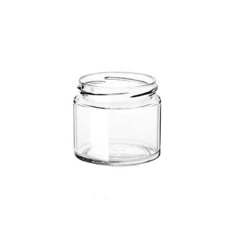 Vaso in vetro cilindrico simply 212 ml TO 70 per miele 250 g - solo vetro