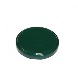 Tarro de cristal cilíndrico simple 212 ml t70 para miel 250 g -verde flip