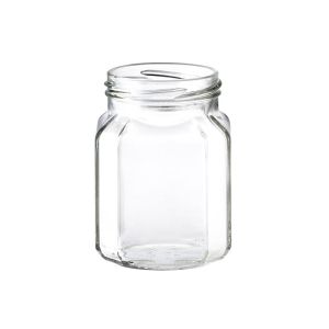 Gourmet square glass vase 212 ml with twist-off capsule t53