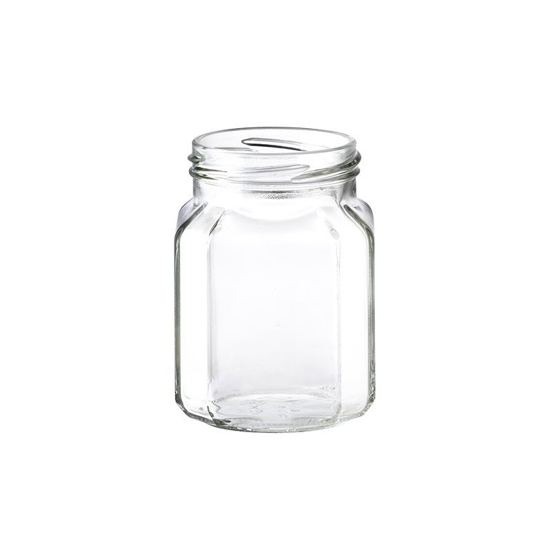 Gourmet Square Glass Jar 212 ml TO 53 - Glass Only
