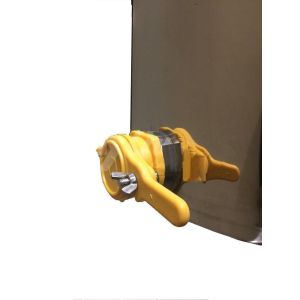 Edelstahl-Honigreifebehälter für Honig 400 kg mit Gewindering für Schraubhahn