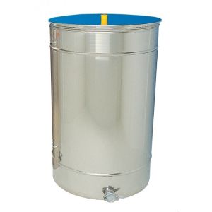 Edelstahl-Honigreifebehälter für Honig 400 kg mit Gewindering für Schraubhahn