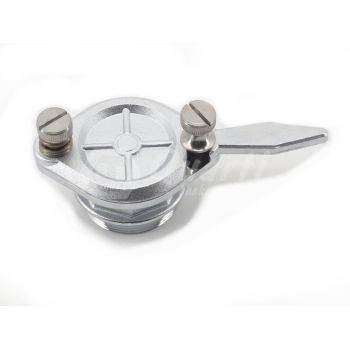 Chrome-plated brass honey cut-off tap ø 40 mm - /1"+1/2