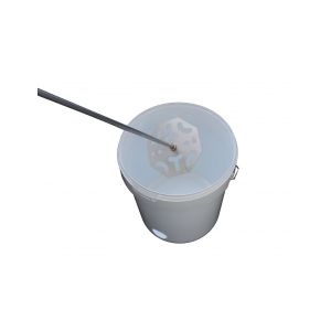Stainless steel manual honey stirrer