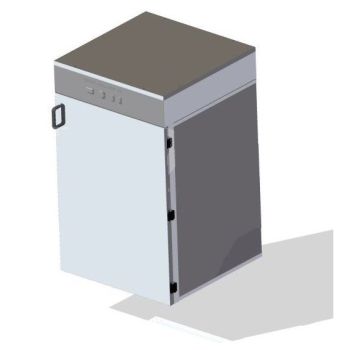 Hot chamber for 300 kg honey drum or shelves for pollen and honey jars