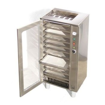 Stainless steel cabinet pollen dryer with 10 removable stainless steel mesh drawers