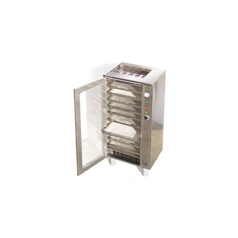 Pollen dryer with stainless steel cabinet with 10 removable stainless steel mesh drawers