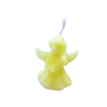 Beeswax candle angel with violin