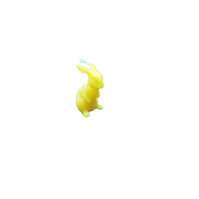 Hase bienenwachskerze