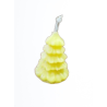 Christmas tree beeswax candle