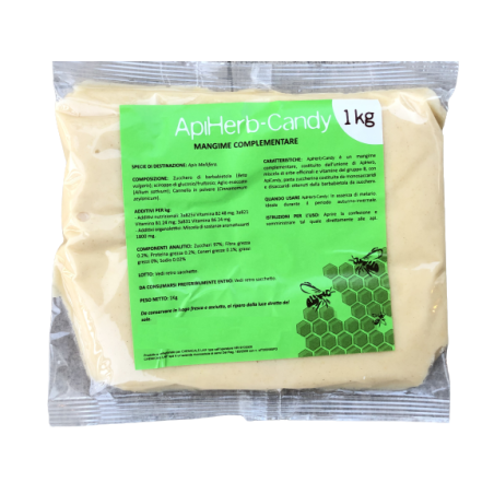 Apiherb-candy complementary feed for bees - 1 kg