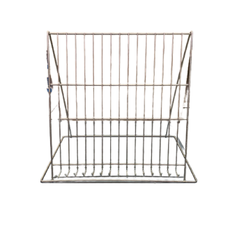 Soporte individual de acero inoxidable para banco de desoperculación giordan