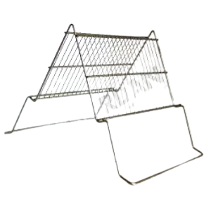 Soporte doble de acero inoxidable para banco de desoperculación giordan