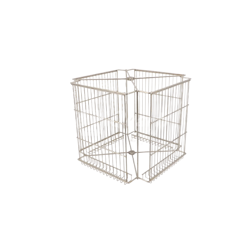 Edelstahlkorb für Tangential-Honigschleuder, 8/4 Dadant-Blatt-Rähmchen und 4 Langstroth-Rähmchen
